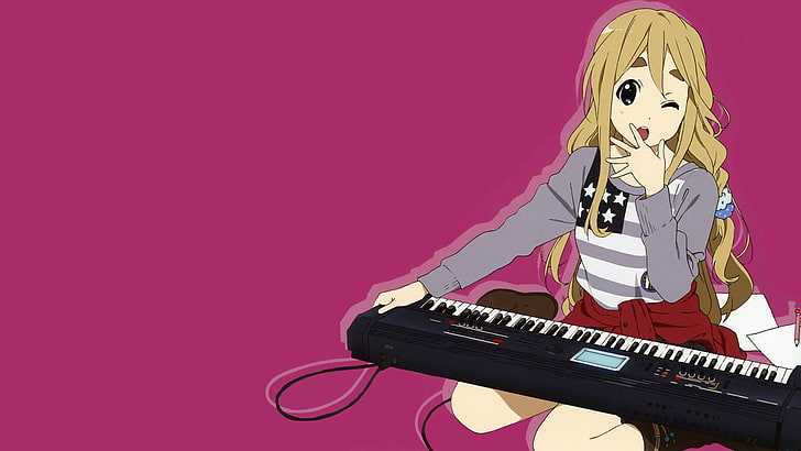 K-ON!, Kotobuki Tsumugi, musical instrument, anime girls, arts culture and entertainment