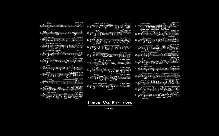 Music, Ludwig Van Beethoven, HD wallpaper