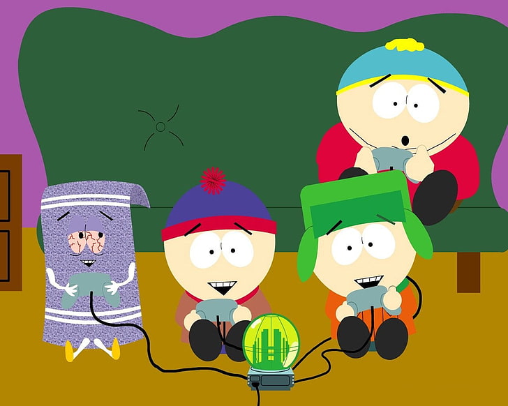 South Park wallpaper, Eric Cartman, Kyle Broflovski, Stan Marsh