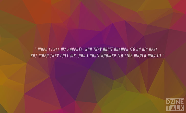quote, dzine, low poly, gradient, soft gradient, technology, HD wallpaper