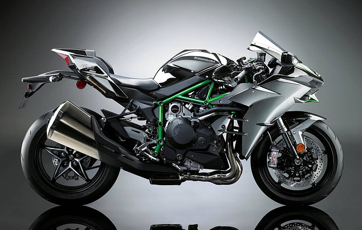 HD wallpaper: black and green sports bike, Kawasaki Ninja H2R, motorcycle,  transportation | Wallpaper Flare
