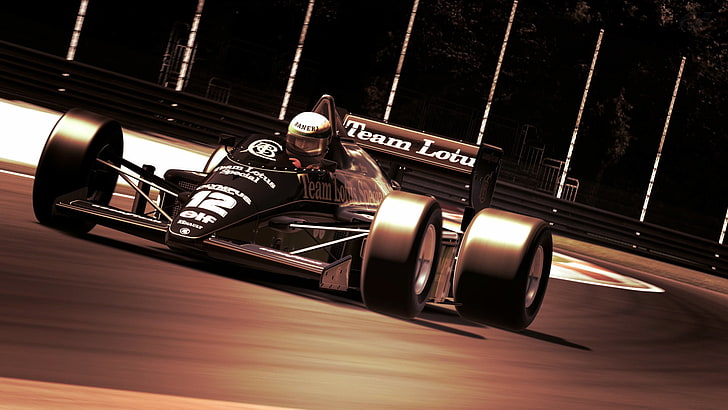 Lotus, Ayrton Senna, Gran Turismo 6, Formula 1, race cars, arts culture and entertainment, HD wallpaper