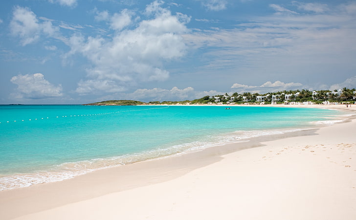 Anguilla Island Caribbean, Travel, Islands, Blue, Water, Aqua, HD wallpaper