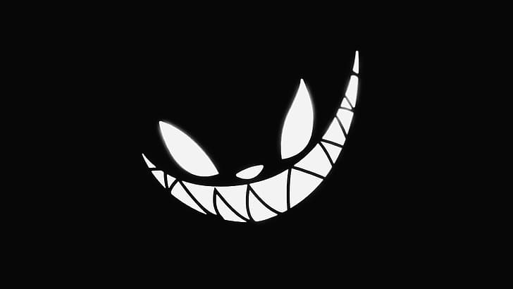 HD wallpaper: minimalism, smile, logo, YouTube, demon, Streaming, scary  face | Wallpaper Flare