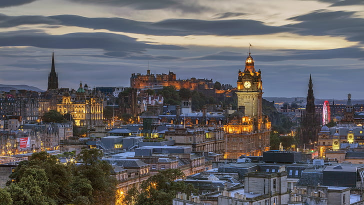 Scotland, Edinburgh, Edinburgh Castle, HD wallpaper