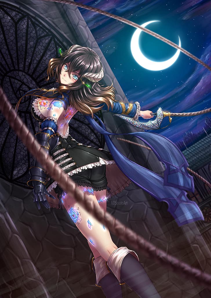 Miriam (Bloodstained), Bloodstained: Ritual of the Night, brunette