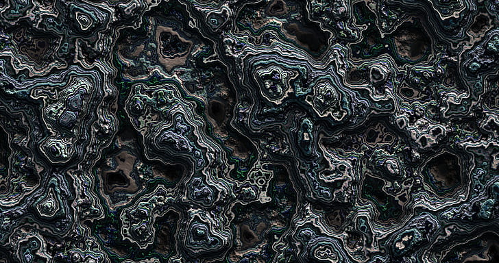 3D fractal, digital art, artwork, abstract