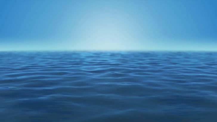 agua, azul, mar, naturaleza, HD wallpaper