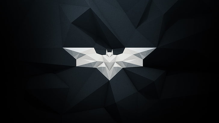 Batman logo, DC Comics, spotlights, shape, abstract, no people, HD wallpaper