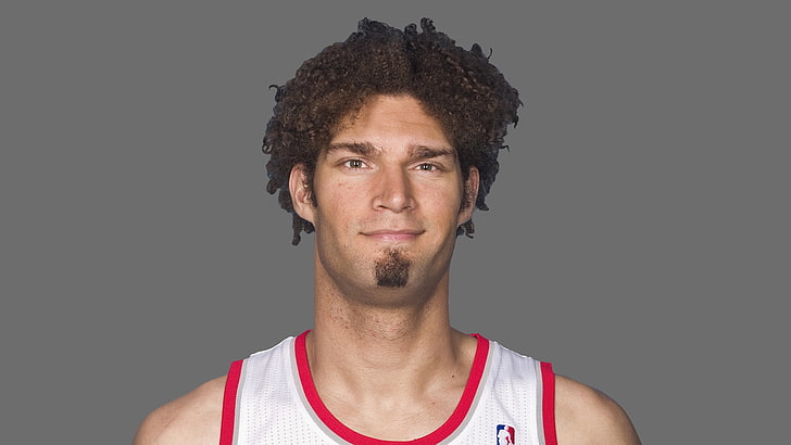 men's white and red jersey, robin lopez, new orleans pelicans
