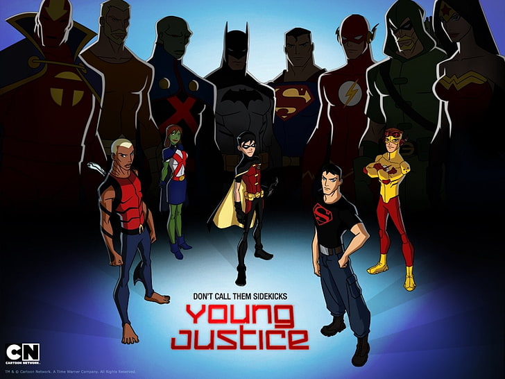 TV Show, Young Justice, Kid Flash, Miss Martian, Robin (DC Comics), HD wallpaper