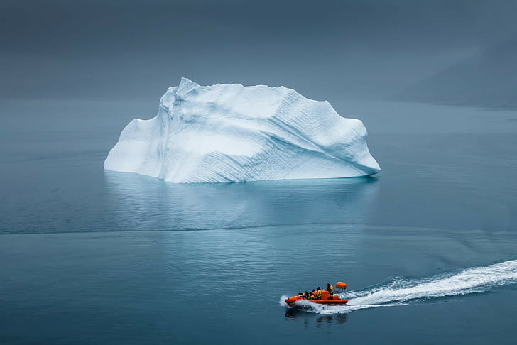 Arctic, iceberg, sea