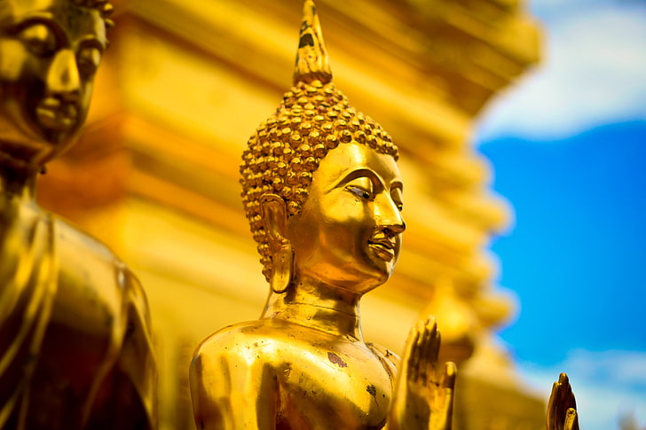 Gautama Buddha, statue, buddhism, religion, thailand, asia, spirituality