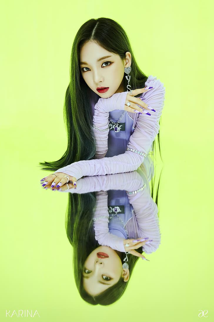 aespa, K-pop, Karina (Yoo Ji Min), HD wallpaper
