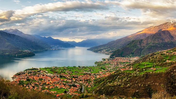 Region Lombardy Lake Como In Northern Italy Landscape Of Italy 1920×1080, HD wallpaper