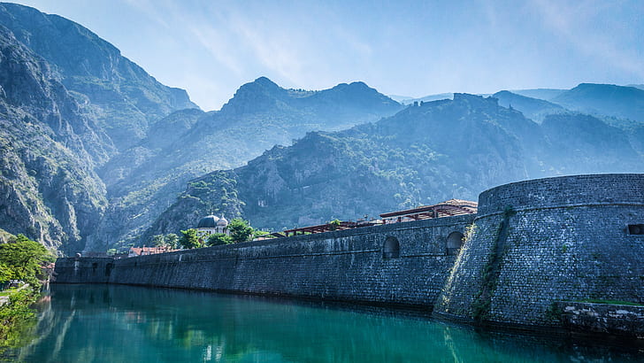 wall, Montenegro, Kotor (town), HD wallpaper