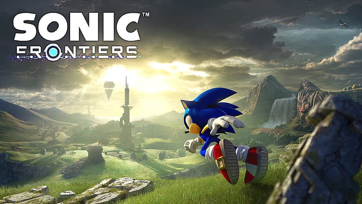 Sonic, Sonic the Hedgehog, Sonic Frontiers, tower, Sega, video game art