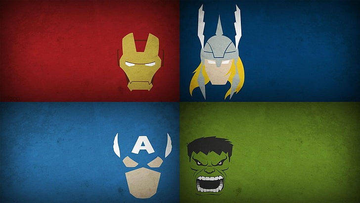 Marvel Super Heroes wallpaper, The Avengers, Blo0p, Captain America, HD wallpaper