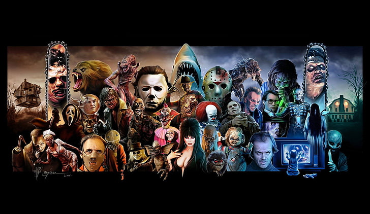 HD wallpaper: horror, artwork, movies, representation, human representation  | Wallpaper Flare