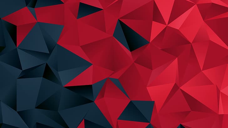 Wallpaper 4k Abstract Low Poly 3d Wallpaper