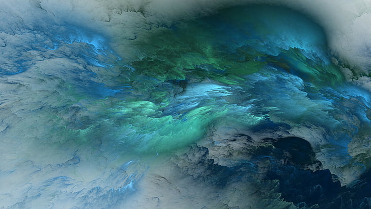 Clouds, 4k, 5k wallpaper, 8k, abstract, blue, live wallpaper, HD wallpaper
