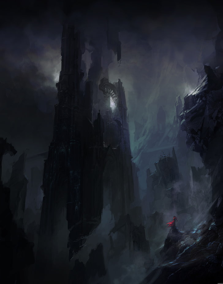 Castlevania, Castlevania: Lords of Shadow 2, nature, sky, rock formation, HD wallpaper