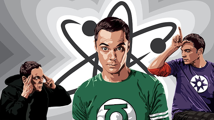 Sheldon Cooper, The Big Bang Theory, young adult, front view, HD wallpaper