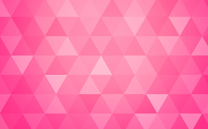 HD wallpaper: Bright Pink Abstract Geometric Triangle..., Aero, Patterns,  Modern | Wallpaper Flare
