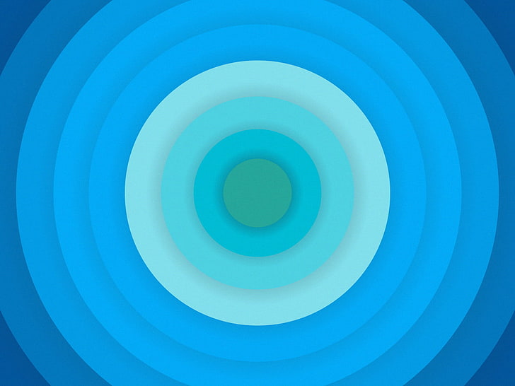 material style, Android L, geometric shape, multi colored, circle