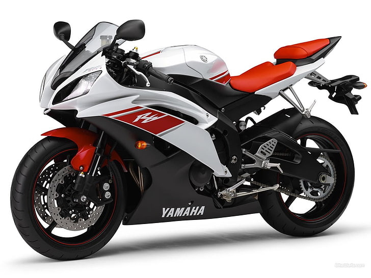 motorcycle, Yamaha, Yamaha R6, mode of transportation, helmet, HD wallpaper