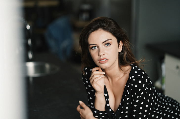 women, model, Aurela Skandaj, HD wallpaper