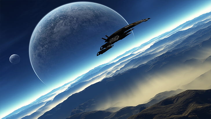 normandy planets mass effect 2 1920x1080  Space Planets HD Art
