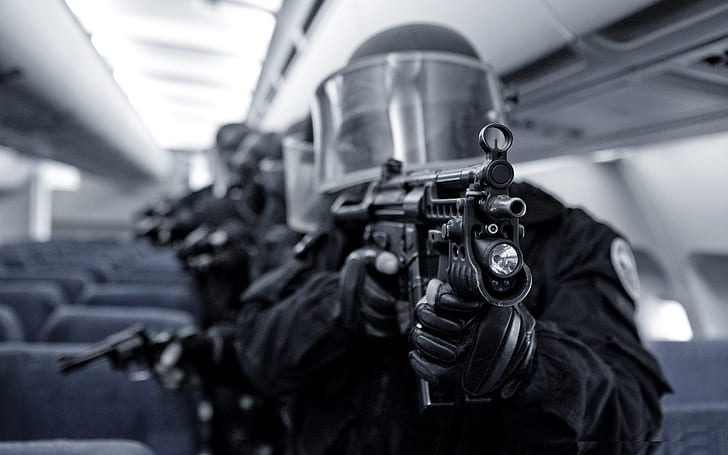 team police swat mp5 tactical military art gign counter terrorism 1920x1200  Aircraft Military HD Art
