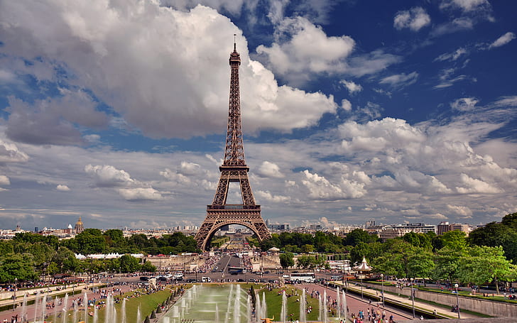 Eiffel Tower Tower Paris HD, cityscape, HD wallpaper