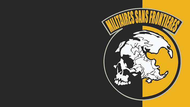 Militaries Sans Frontieres text, Metal Gear Solid, Metal Gear Solid: Peace Walker, HD wallpaper