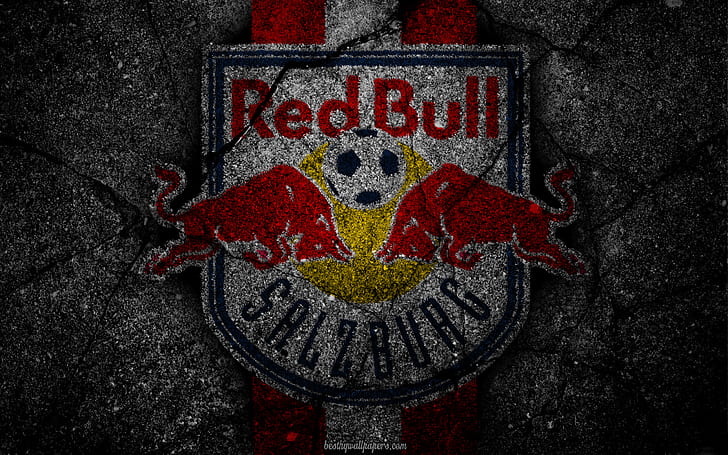 Hd Wallpaper Soccer Fc Red Bull Salzburg Emblem Logo Wallpaper Flare