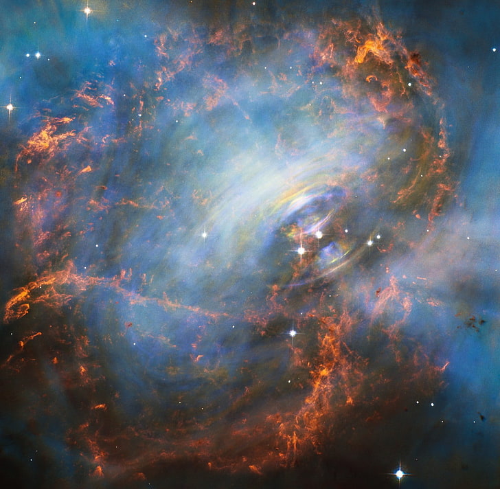 space, galaxy, Crab Nebula, astronomy, star - space, night, HD wallpaper