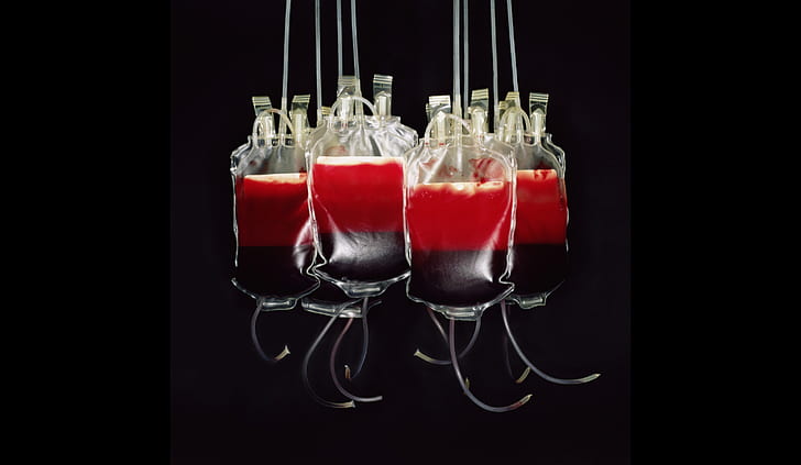blood bags, blood transfusion, blood donation, HD wallpaper