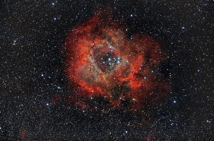 Nebula, Outlet, Unicorn, NGC 2237, in the constellation, Rosette