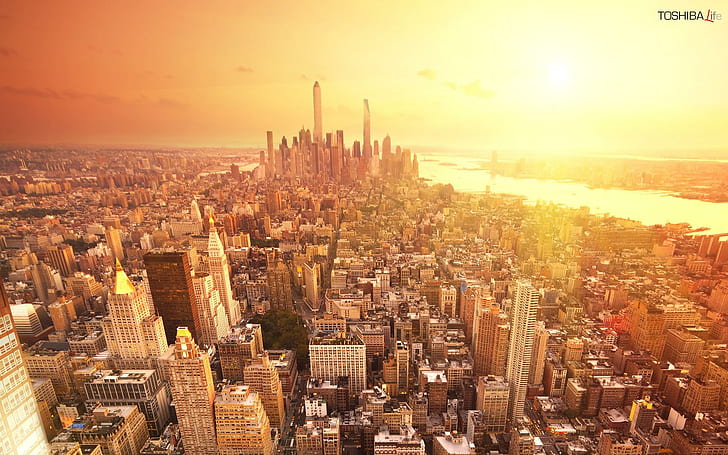 Cityscapes Overview Widescreen, cities, HD wallpaper