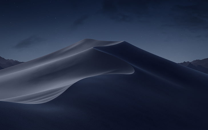 2736x1824px | free download | HD wallpaper: macOS Mojave Night Desert ...