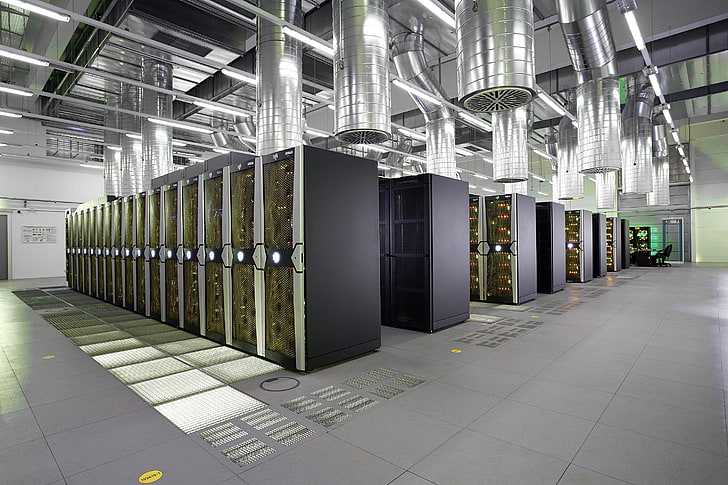 black steel cabinet, server, technology, datacenter, SGI, network server