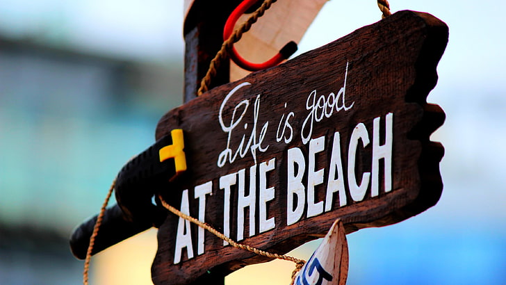 summer, beach, good, life, HD wallpaper