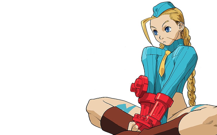 street fighter cammy simple background 1680x1050  Video Games Street Fighter HD Art