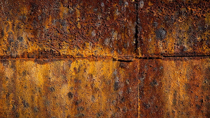 wall, simple, metal, rust, grunge, macro