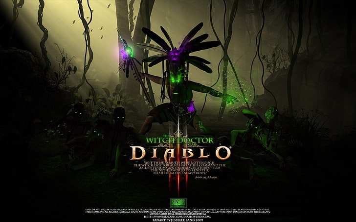 Diablo game poster, Diablo III, video games, text, western script, HD wallpaper