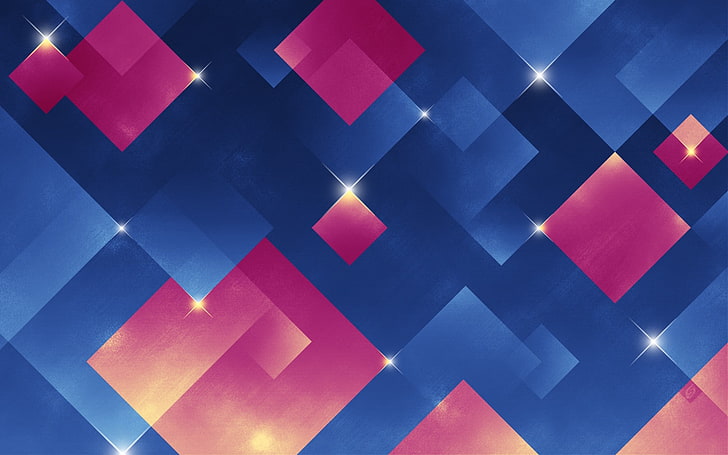 blue and pink digital wallpaper, abstract, backgrounds, pattern, HD wallpaper
