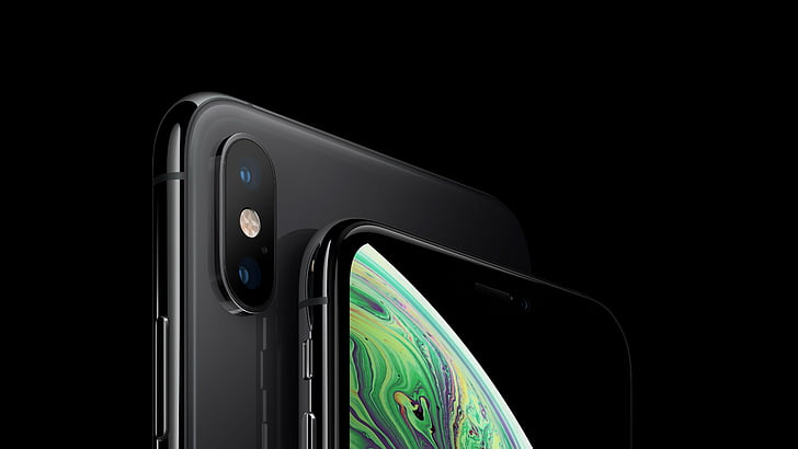 Hd Wallpaper Iphone Xs Iphone Xs Max Space Gray Smartphone 5k