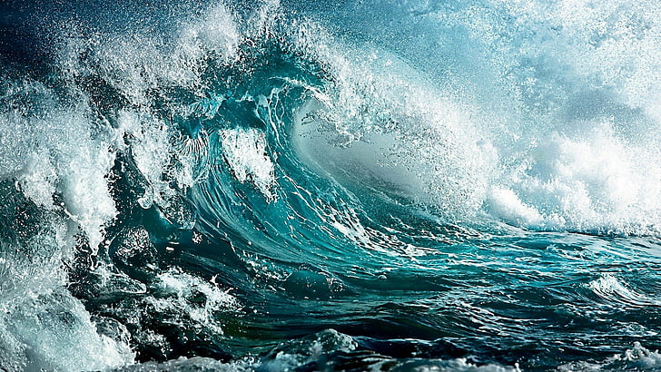 mar, naturaleza, olas, tormenta