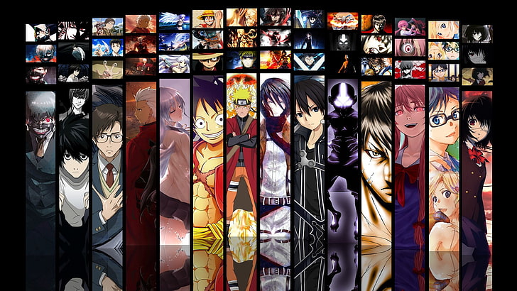 Anime characters wallpaper, Crossover, Aang (Avatar), Angel Beats!, HD wallpaper